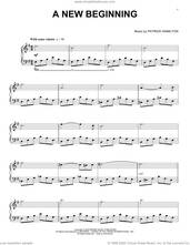 Cover icon of A New Beginning sheet music for piano solo by Patrick Hamilton, classical score, intermediate skill level
