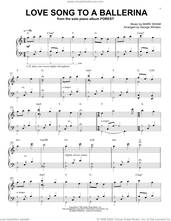 Cover icon of Love Song To A Ballerina, (intermediate) sheet music for piano solo by George Winston and Mark Isham, intermediate skill level
