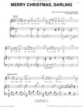 Cover icon of Merry Christmas, Darling [Jazz Version] (arr. Brent Edstrom) sheet music for voice and piano (High Voice) by Richard Carpenter, Brent Edstrom, Carpenters and Frank Pooler, intermediate skill level