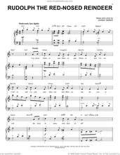 Cover icon of Rudolph The Red-Nosed Reindeer [Jazz Version] (arr. Brent Edstrom) sheet music for voice and piano (High Voice) by Johnny Marks and Brent Edstrom, intermediate skill level