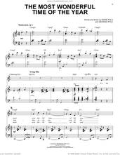 Cover icon of The Most Wonderful Time Of The Year [Jazz Version] (arr. Brent Edstrom) sheet music for voice and piano (High Voice) by George Wyle, Brent Edstrom and Eddie Pola, intermediate skill level
