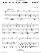 Cover icon of Santa Claus Is Comin' To Town [Jazz Version] (arr. Brent Edstrom) sheet music for voice and piano (High Voice) by J. Fred Coots, Brent Edstrom and Haven Gillespie, intermediate skill level