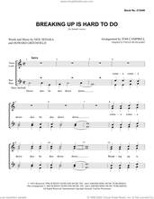 Cover icon of Breaking Up Is Hard To Do (arr. Tom Campbell) sheet music for choir (SSAA: soprano, alto) by Neil Sedaka, Thomas Campbell and Howard Greenfield, intermediate skill level
