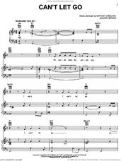 Cover icon of Can't Let Go sheet music for voice, piano or guitar by Anthony Hamilton and Mark Batson, intermediate skill level
