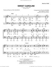Cover icon of Sweet Caroline (arr. Dylan Oxford and A Mighty Wind) sheet music for choir (SSAA: soprano, alto) by Neil Diamond, A Mighty Wind and Dylan Oxford, intermediate skill level