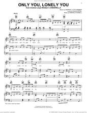 Cover icon of Only You, Lonely You (from Andrew Lloyd Webber's Cinderella) sheet music for voice, piano or guitar by Andrew Lloyd Webber, David Zippel and Emerald Fennell, intermediate skill level