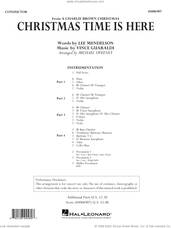 Cover icon of Christmas Time Is Here (arr. Michael Sweeney) sheet music for concert band (full score) by Vince Guaraldi, Michael Sweeney and Lee Mendelson, intermediate skill level