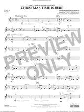 Cover icon of Christmas Time Is Here (arr. Michael Sweeney) sheet music for concert band (pt.1 - violin) by Vince Guaraldi, Michael Sweeney and Lee Mendelson, intermediate skill level