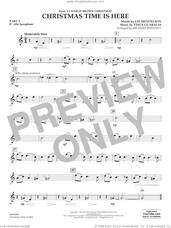 Cover icon of Christmas Time Is Here (arr. Michael Sweeney) sheet music for concert band (pt.2 - Eb alto saxophone) by Vince Guaraldi, Michael Sweeney and Lee Mendelson, intermediate skill level