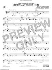 Cover icon of Christmas Time Is Here (arr. Michael Sweeney) sheet music for concert band (pt.2 - violin) by Vince Guaraldi, Michael Sweeney and Lee Mendelson, intermediate skill level