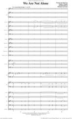 Cover icon of We Are Not Alone (COMPLETE) sheet music for orchestra/band by Pepper Choplin, intermediate skill level