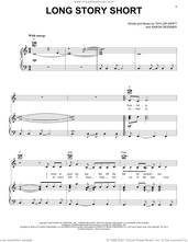 Cover icon of long story short sheet music for voice, piano or guitar by Taylor Swift and Aaron Dessner, intermediate skill level