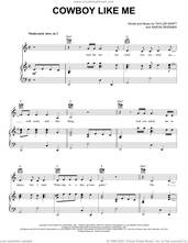 Cover icon of cowboy like me sheet music for voice, piano or guitar by Taylor Swift and Aaron Dessner, intermediate skill level