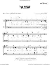 Cover icon of Yes Indeed (arr. Earl Moon) sheet music for choir (SATB: soprano, alto, tenor, bass) by Sy Oliver and Earl Moon, intermediate skill level