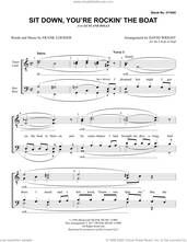 Cover icon of Sit Down, You're Rockin' The Boat (from Guys And Dolls) (arr. David Wright) sheet music for choir (TTBB: tenor, bass) by Chiefs of Staff, David Wright and Frank Loesser, intermediate skill level