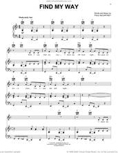 Cover icon of Find My Way sheet music for voice, piano or guitar by Paul McCartney, intermediate skill level
