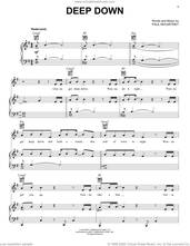 Cover icon of Deep Down sheet music for voice, piano or guitar by Paul McCartney, intermediate skill level