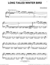 Cover icon of Long Tailed Winter Bird sheet music for voice, piano or guitar by Paul McCartney, intermediate skill level