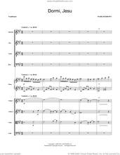 Cover icon of Dormi, Jesu (COMPLETE) sheet music for orchestra/band by Mark Burrows, intermediate skill level
