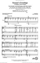Cover icon of Season's Greetings (Medley) sheet music for choir (3-Part Mixed) by Joyce Eilers, intermediate skill level