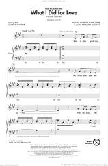 Cover icon of What I Did For Love (from A Chorus Line) (arr. Audrey Snyder) sheet music for choir (SAB: soprano, alto, bass) by Marvin Hamlisch, Audrey Snyder and Edward Kleban, intermediate skill level