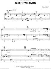 Cover icon of Shadowlands sheet music for voice, piano or guitar by Shawn McDonald, intermediate skill level