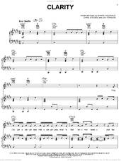 Cover icon of Clarity sheet music for voice, piano or guitar by Shawn McDonald, Chris Stevens and Jon Foreman, intermediate skill level
