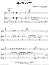 Cover icon of Slow Down sheet music for voice, piano or guitar by Shawn McDonald and Ben Glover, intermediate skill level
