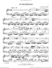 Cover icon of In Memoriam (Adagio from Piano Concerto) sheet music for piano solo by Alma Deutscher, classical score, intermediate skill level