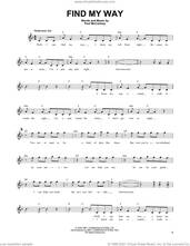 Cover icon of Find My Way sheet music for voice and other instruments (fake book) by Paul McCartney, intermediate skill level