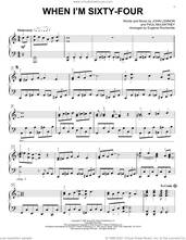 Cover icon of When I'm Sixty-Four [Boogie-woogie version] (arr. Eugenie Rocherolle) sheet music for piano solo by The Beatles, Eugenie Rocherolle, John Lennon and Paul McCartney, intermediate skill level