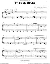 Cover icon of St. Louis Blues [Boogie-woogie version] (arr. Eugenie Rocherolle) sheet music for piano solo by W.C. Handy and Eugenie Rocherolle, intermediate skill level