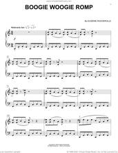 Cover icon of Boogie Woogie Romp [Boogie-woogie version] sheet music for piano solo by Eugenie Rocherolle, intermediate skill level