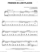 Cover icon of Friends In Low Places [Classical version] (arr. Phillip Keveren) sheet music for piano solo by Garth Brooks, Phillip Keveren, DeWayne Blackwell and Earl Bud Lee, intermediate skill level