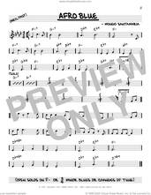 Cover icon of Afro Blue [Reharmonized version] (arr. Jack Grassel) sheet music for voice and other instruments (real book) by John Coltrane, Jack Grassel and Mongo Santamaria, intermediate skill level