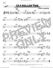 Cover icon of In A Mellow Tone [Reharmonized version] (arr. Jack Grassel) sheet music for voice and other instruments (real book) by Duke Ellington, Jack Grassel and Milt Gabler, intermediate skill level