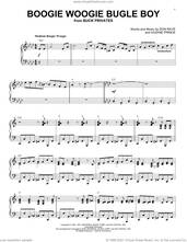 Cover icon of Boogie Woogie Bugle Boy [Jazz version] (arr. Brent Edstrom) sheet music for piano solo by Andrews Sisters, Brent Edstrom, Bette Midler, Don Raye and Hughie Prince, intermediate skill level