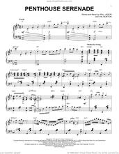 Cover icon of Penthouse Serenade [Jazz version] (arr. Brent Edstrom) sheet music for piano solo by Will Jason, Brent Edstrom and Val Burton, intermediate skill level