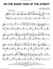 Cover icon of On The Sunny Side Of The Street [Jazz version] (arr. Brent Edstrom) sheet music for piano solo by Dorothy Fields, Brent Edstrom and Jimmy McHugh, intermediate skill level