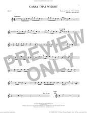 Cover icon of Carry That Weight sheet music for Hand Bells Solo (bell solo) by The Beatles, John Lennon and Paul McCartney, intermediate Hand Bells Solo (bell)