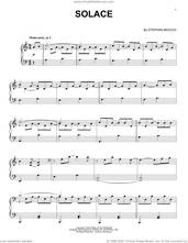 Cover icon of Solace sheet music for piano solo by Stephan Moccio, intermediate skill level