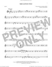 Cover icon of She Loves You sheet music for Hand Bells Solo (bell solo) by The Beatles, John Lennon and Paul McCartney, intermediate Hand Bells Solo (bell)