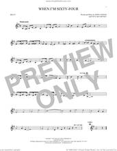 Cover icon of When I'm Sixty-Four sheet music for Hand Bells Solo (bell solo) by The Beatles, John Lennon and Paul McCartney, intermediate Hand Bells Solo (bell)