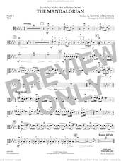 Cover icon of The Mandalorian (from Star Wars: The Mandalorian) (arr Paul Murtha) sheet music for concert band (pt.3 - viola) by Ludwig Göransson and Paul Murtha, intermediate skill level