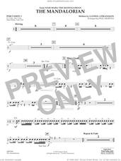 Cover icon of The Mandalorian (from Star Wars: The Mandalorian) (arr Paul Murtha) sheet music for concert band (percussion 2) by Ludwig Göransson and Paul Murtha, intermediate skill level