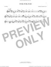 Cover icon of Fum, Fum, Fum (arr. Cris Gale) sheet music for ocarina solo  and Cris Gale, intermediate skill level
