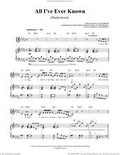 Cover icon of All I've Ever Known (from Hadestown) sheet music for voice and piano by Anais Mitchell, intermediate skill level
