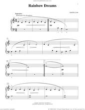 Cover icon of Rainbow Dreams sheet music for piano solo (elementary) by Jennifer Linn, classical score, beginner piano (elementary)