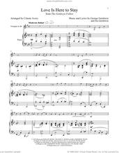 Cover icon of Love Is Here To Stay (from The Goldwyn Follies) sheet music for trumpet and piano by George Gershwin & Ira Gershwin, Celeste Avery, George Gershwin and Ira Gershwin, intermediate skill level