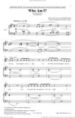 Cover icon of Who Am I? (from Peter Pan Suite) (arr. Emily Crocker) sheet music for choir (SA) by Leonard Bernstein and Emily Crocker, intermediate skill level